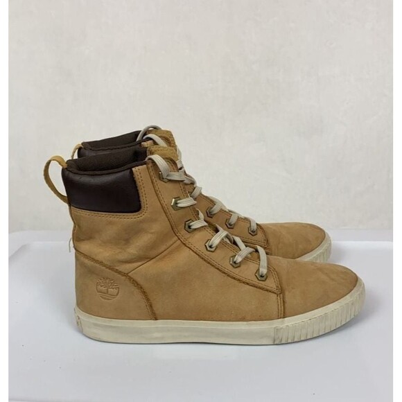 Timberland Women\'s A2C3S High Top Sneakers Wheat Size 9 main image 4